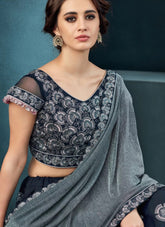 Blue Lehenga For Bride